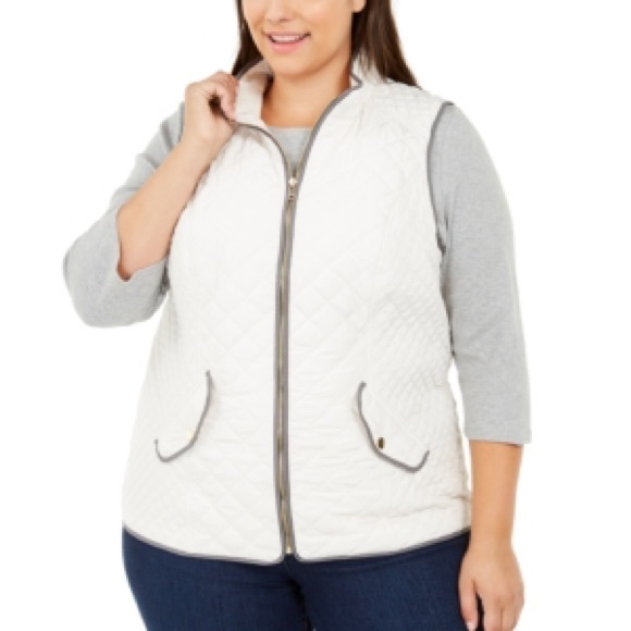 Charter Club Quilted Puffer Vest 1X